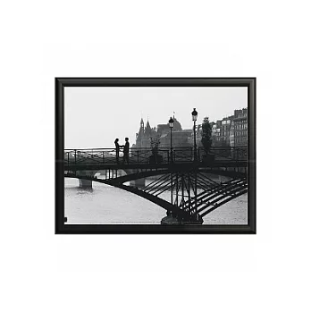經典巴黎 藝術橋上的情人 掛畫