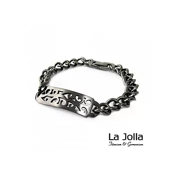 LaJolla秘密 純鈦手鍊(槍色)