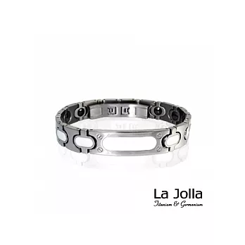 LaJolla普普風 純鈦鍺手環(時尚白-粗)