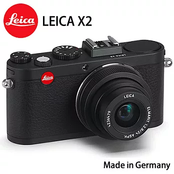 徠卡 LEICA X2 頂級數位相機(黑色)-加贈原廠專屬皮套經典黑