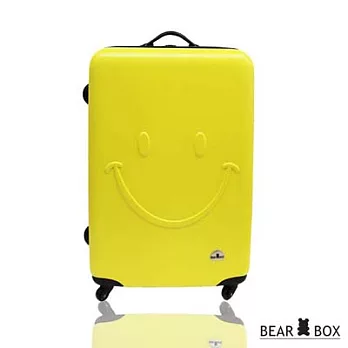 Bear Box 一見你就笑 ★ ABS霧面輕硬殼行李箱-24吋微笑黃24吋微笑黃