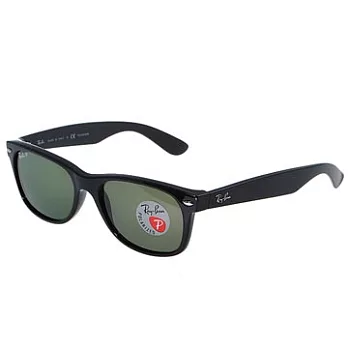 【Ray Ban】偏光太陽眼鏡 經典流線#黑RABA-2132-90158