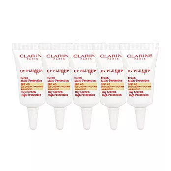 CLARINS 克蘭詩 新一代清透礦植物UV隔離露SPF40(3ml)*5潤色
