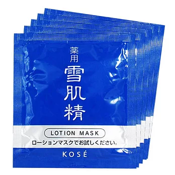 KOSE 高絲 雪肌精敷面膜(無盒版)(5入)