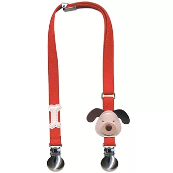 日本製Angel Dept，超可愛造型便利圍兜夾/餐巾夾-小狗與骨頭