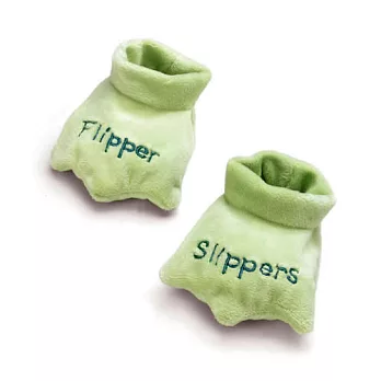 美國Bunnies By The Bay海灣兔，綠蛙蹼形鞋，Tadbit’s Flipper Slippers！