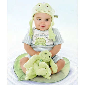 美國Bunnies By The Bay海灣兔,綠蛙包臀短袖連身衣,Let’s Playsuit!