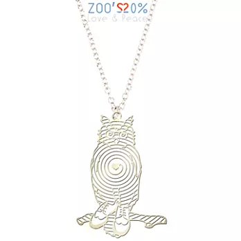 【蘭堂創意】ZOO’S 20%動物項鍊-貓頭鷹(M)
