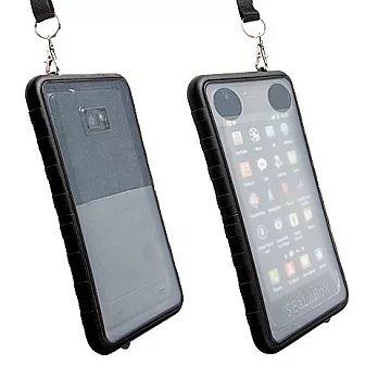 【瑞典KRUSELL】SEaLABox Waterproof Mobile Case 手機防水殼IPX7/防雪防泥防塵防沙防水黑色 XL
