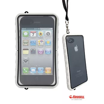 【瑞典KRUSELL】SEaLABox Waterproof Mobile Case 手機防水殼IPX7/防雪防泥防塵防沙防水iphone4/4s白色 Large