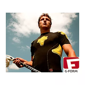 【G-FORM SPORT】G戰士 Protective Compression Shirt 防摔衣極限運動 護具滑板 單車 RPT gform 超輕巧黃 XL