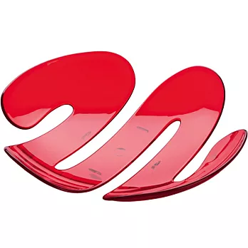 《KOZIOL》Eve緞彩水果盤(透紅)