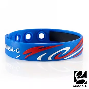 MASSA-G 奧林匹克系列【日不落紀念款-藍】鍺鈦手環藍