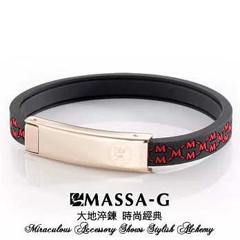 【MASSA-G】 Color For Mix 雙色之翼 鍺鈦手環(虹與黑)