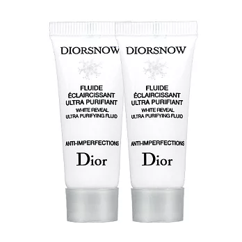 Dior 迪奧 雪晶靈冰透白毛孔細緻乳液(10ml)*2