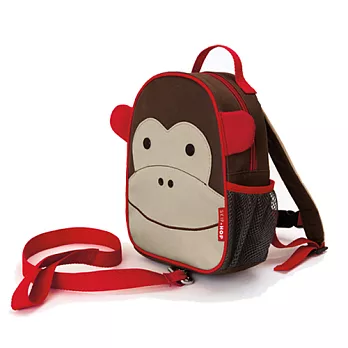 《SKIP HOP》可愛動物園迷你背包-附防走失帶猴子