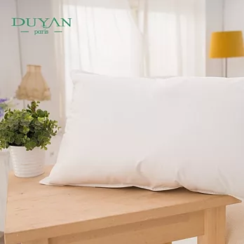 【DUYAN竹漾-白】精選優質純天然羽絲絨枕(2入/組)