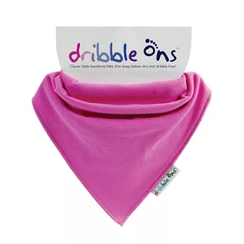 Dribble ons 小牛仔領巾桃紅色