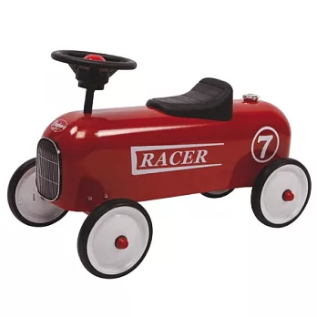 【法國Baghera】Racer Red 經典小車（嚕嚕車）｜紅