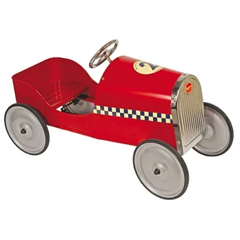 【法國Baghera】Monaco Red 復古賽車（踏板車）｜紅