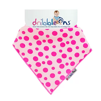 Dribble ons 小牛仔造型領巾粉紅點點
