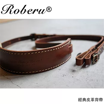 ROBERU 《日本手工》經典皮革相機背帶-棕