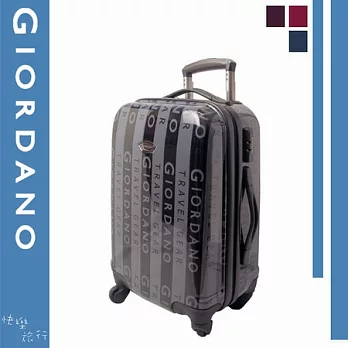 【GIORDANO】潮流PC印字旅行箱23吋時尚黑