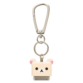 San-X 懶熊數位配件系列吊掛鑰匙圈(iPhone&iPod;)。懶妹