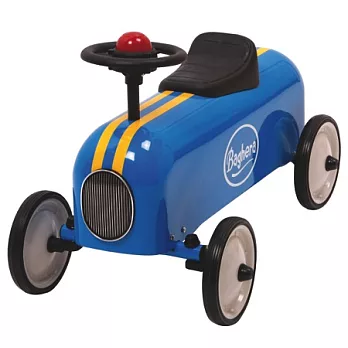 【法國Baghera】Racer Blue 經典小車（嚕嚕車）｜藍
