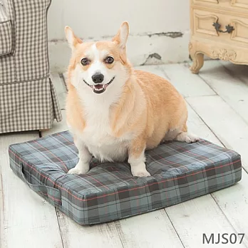 【Soarbed 】小墊買一組再送一個外套-寵物高密度泡棉床 (灰綠黑格) 貨號MJS07灰綠黑格