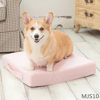 【Soarbed 】小墊買一組再送一個外套-寵物高密度泡棉床 (細粉紅白小格) 貨號MJS10細粉紅白小格