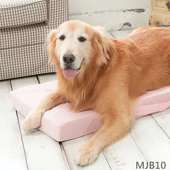 【Soarbed 】大墊買一組再送一個外套-寵物高密度泡棉床(細粉紅白小格) 貨號MJB10細粉紅白小格