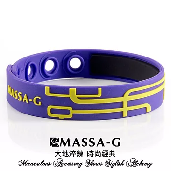 MASSA-G【幾何雙謎】鍺鈦能量舒壓手環紫醉金迷