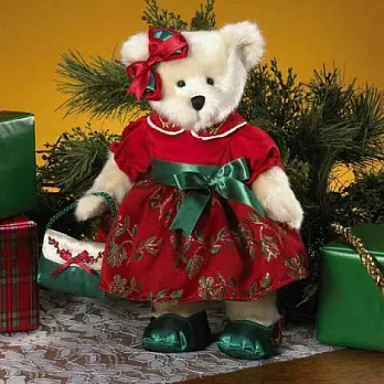 美國Boyds12月誕生泰迪熊-冬之禮讚