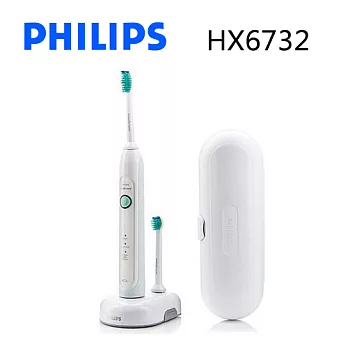 PHILIPS飛利浦 HealthyWhite充電式音波震動牙刷 HX6732.