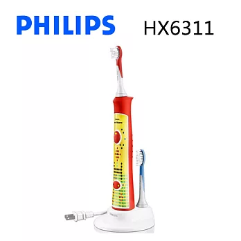 PHILIPS飛利浦 For Kids充電式音波震動牙刷 HX6311.