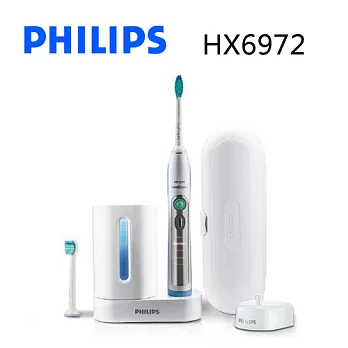 PHILIPS飛利浦 FlexCare+音波震動牙刷 HX6972.