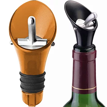 《MASTRAD》2in1瓶塞注酒器(橘)