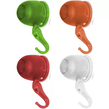 《MASTRAD》透色吸盤掛勾(小4入)