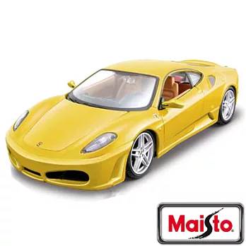 【IRON-HERO】Maisto 原廠授權 Ferrari F430 跑車模型黃