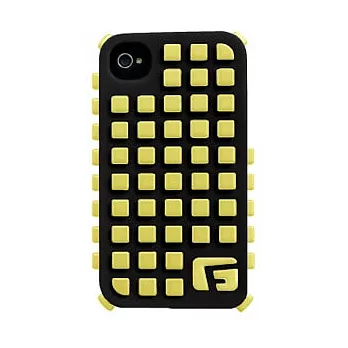 【G-FORM】超耐摔 iPhone Square for iPhone4/4s黑框黃