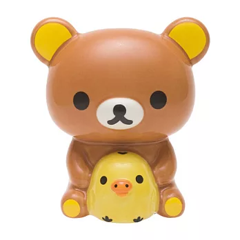 San-X 懶熊陶瓷造型存錢筒儲金罐。懶熊