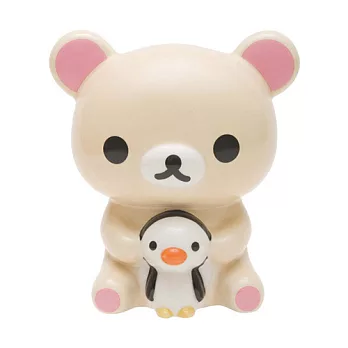 San-X 懶熊陶瓷造型存錢筒儲金罐。懶妹