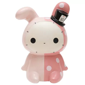 San-X 魔幻馬戲團陶瓷造型存錢筒儲金罐。團長兔