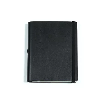 Jadeco / 客製 Vattern notebook平紋皮革筆記本 A6 空白內頁黑色