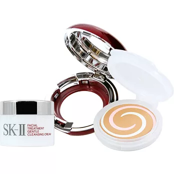 SK-Ⅱ 新生嫩透緊顏粉凝霜(10.5g)+盒★送卸妝霜15g#310