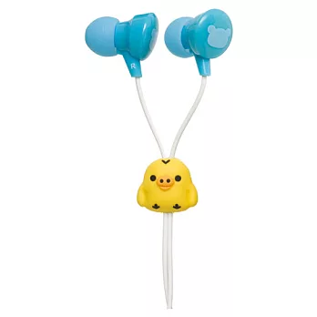 San-X 懶熊造型系列耳塞式耳機。小雞