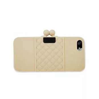 Candies iPhone5 菱格手拿包 矽膠保護殼膚