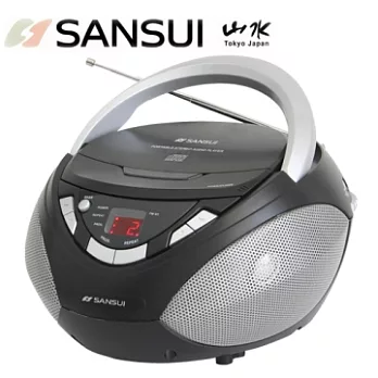 【SANSUI山水】CD/AUX手提式音響(SB-80N)送國(台)語音樂CD一片