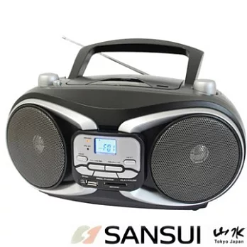 【SANSUI山水】CD/MP3/USB/SD/AUX手提式音響(SB-88N)送國(台)語音樂CD一片